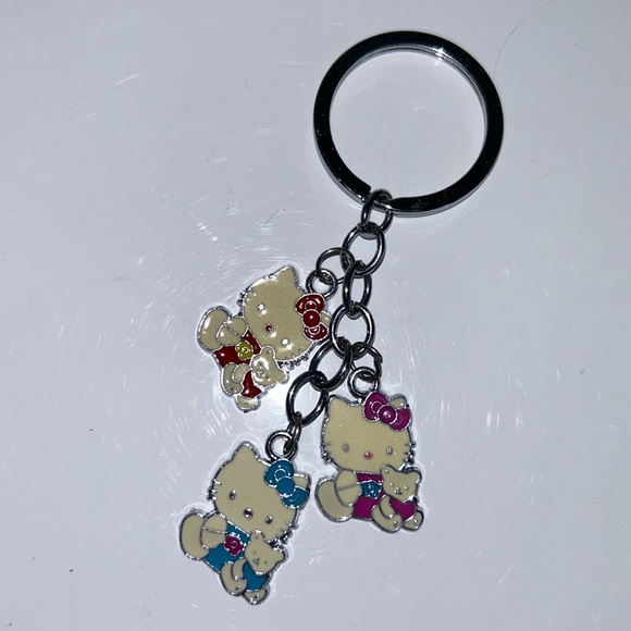 (3 for $10) Hello Kitty Charm Keychain - Picture 2 of 3